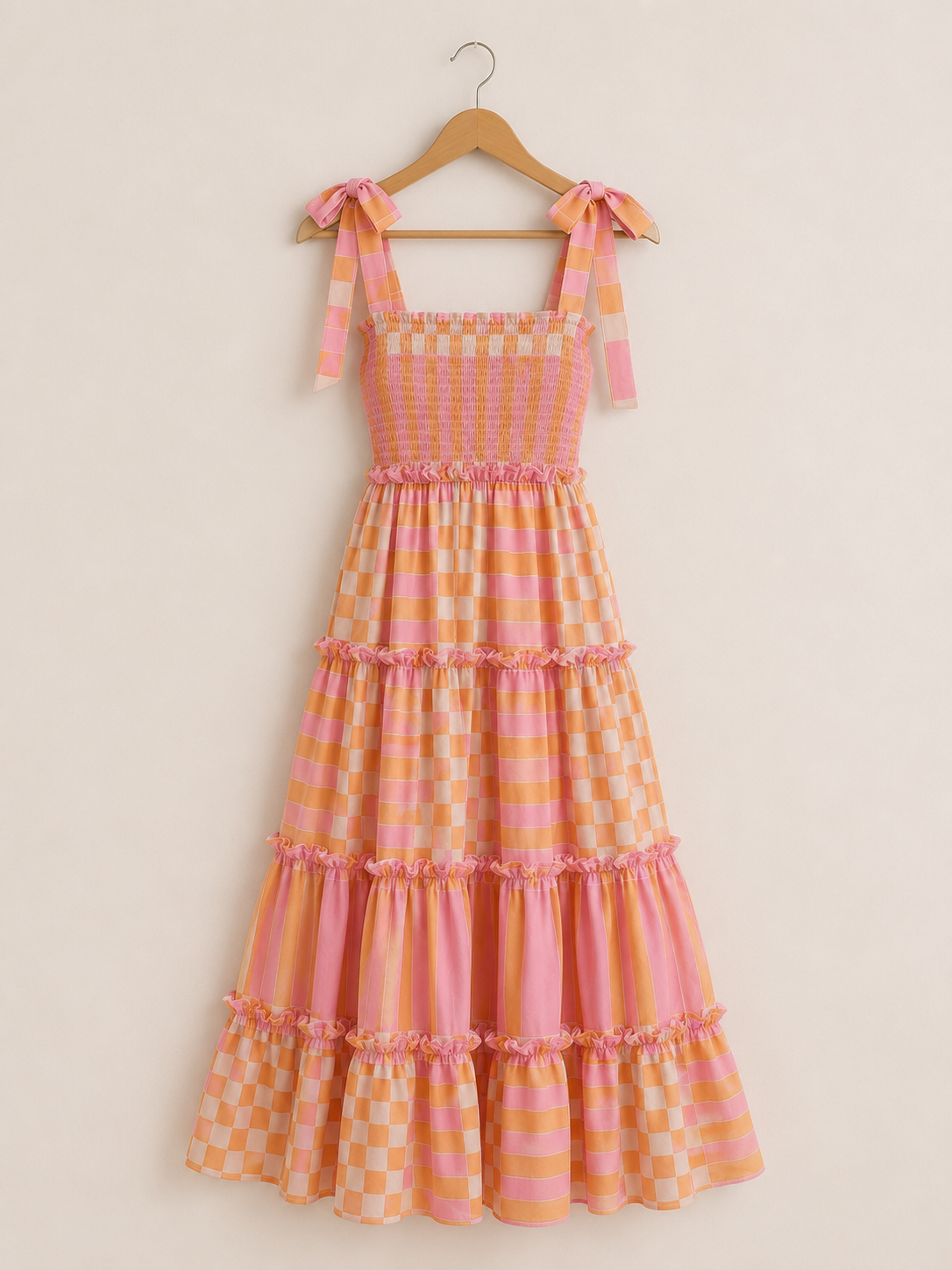 Vestido comprido Rosa